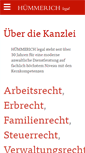 Mobile Screenshot of huemmerich-legal.de